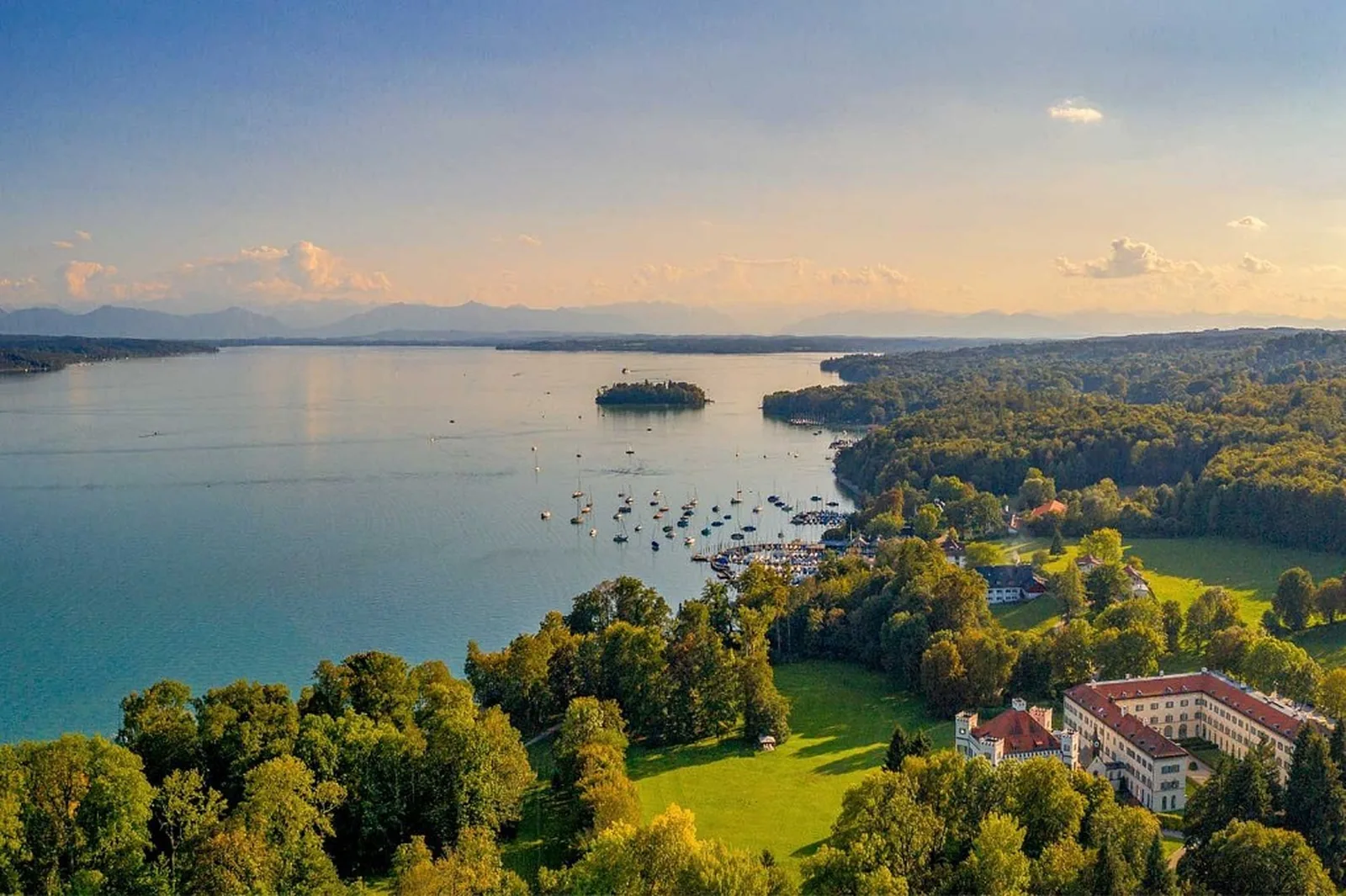 Luftaufnahme Starnberger See