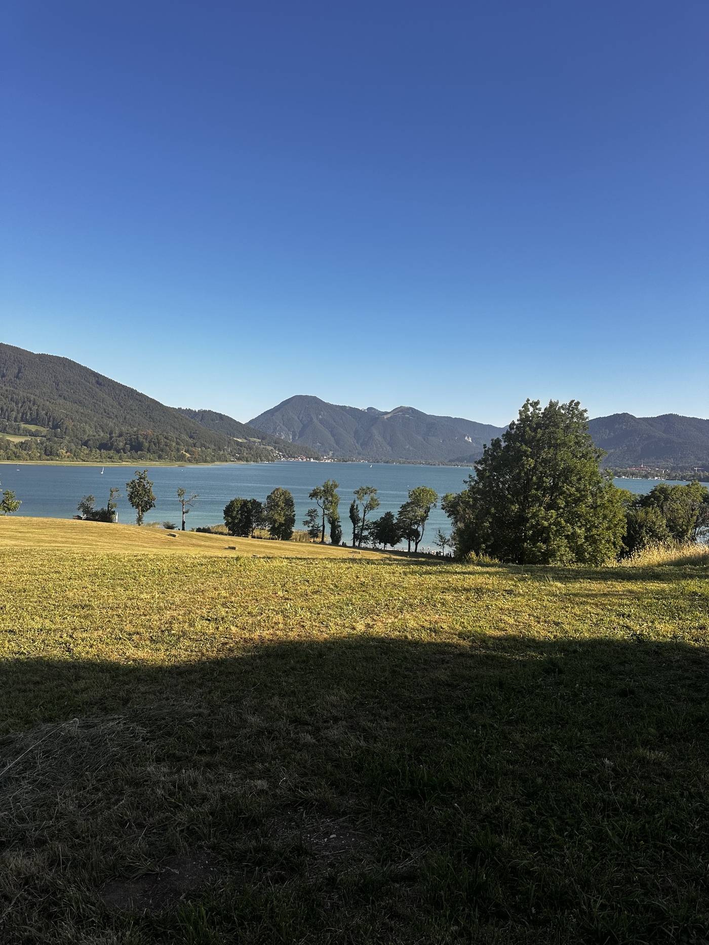 Bergige Landschaft rund um den Tegernsee